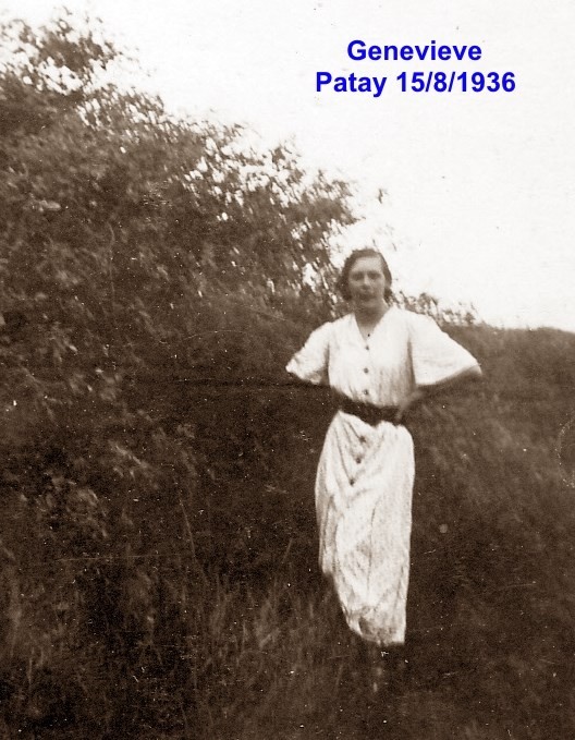 Geneviève à Patay  1937