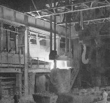 Coul&eacute;e d'un four Martin