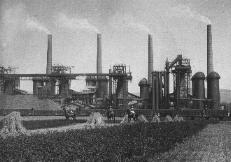 Vue de l'usine en &eacute;t&eacute; 1898