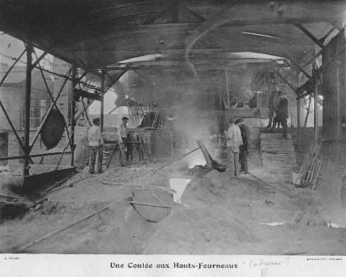 Une coul&eacute;e aux Hauts Fourneaux