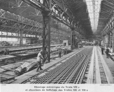 Etendage du Train 7a 